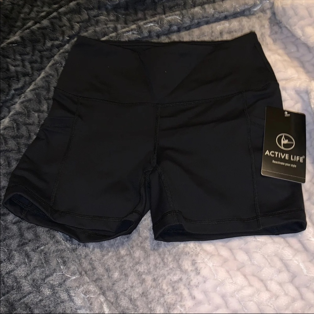 New Active Life Athletic Biker Shorts